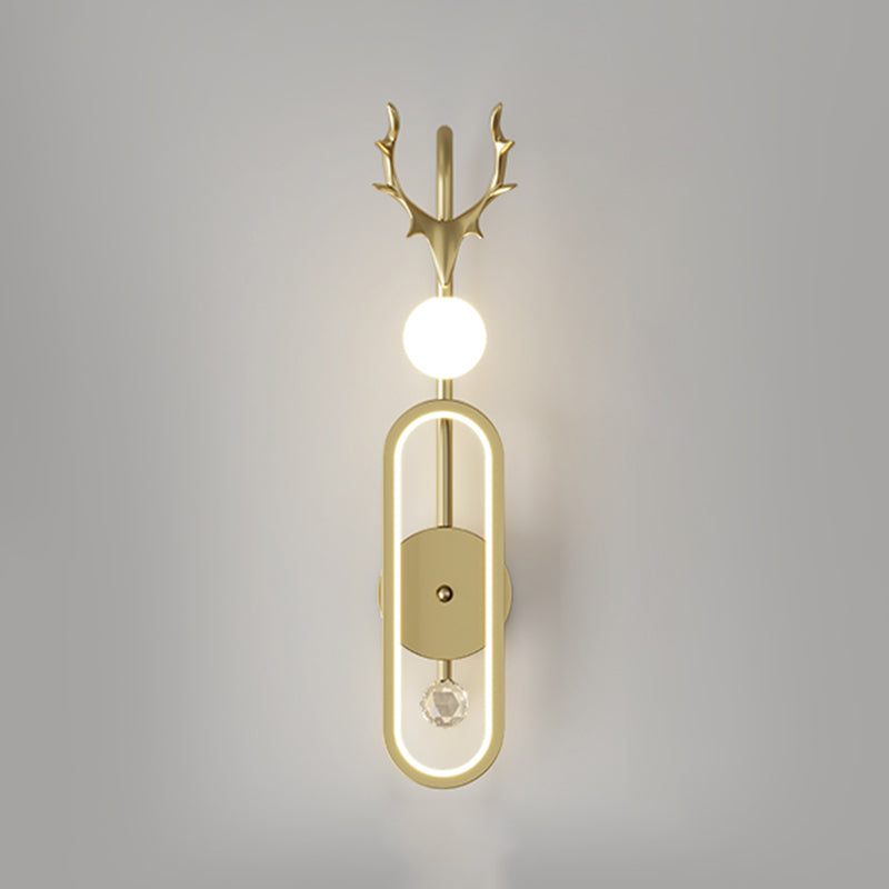 Moderner Stil Metall Wandleuchte kreative LED -Wandleuchte Leuchten für Schlafzimmer