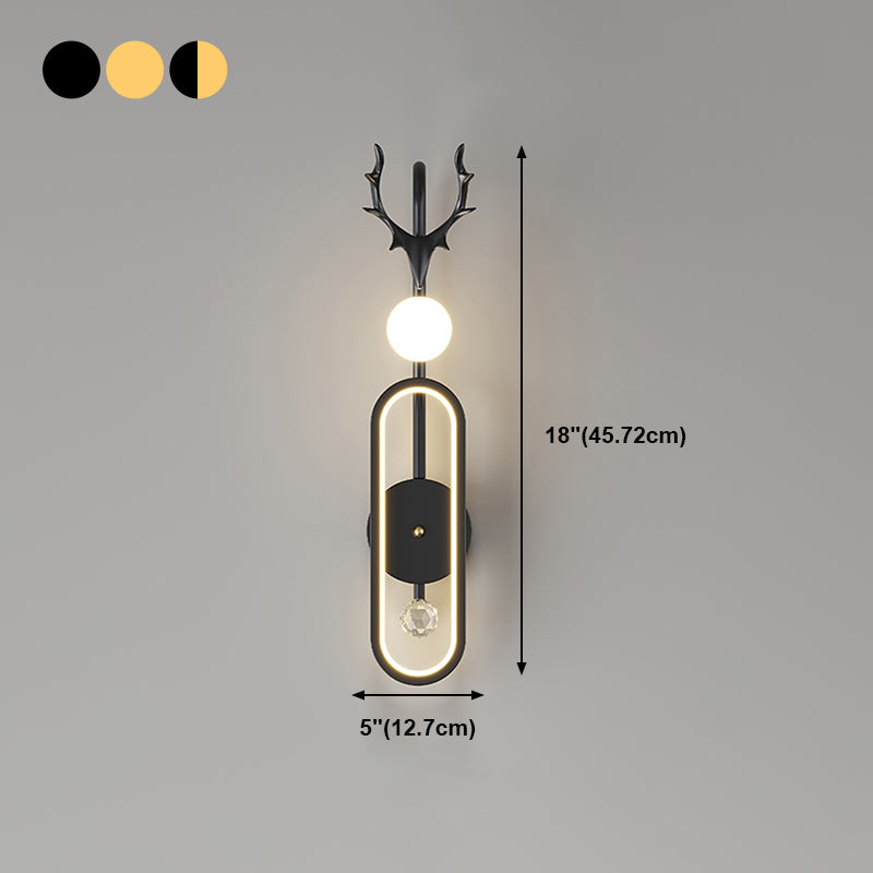 Moderner Stil Metall Wandleuchte kreative LED -Wandleuchte Leuchten für Schlafzimmer