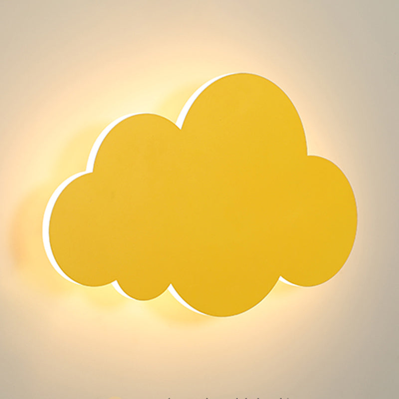Moderne Stil Leuchte Wolkenform Metall 1-Licht-Wandhalterung Licht