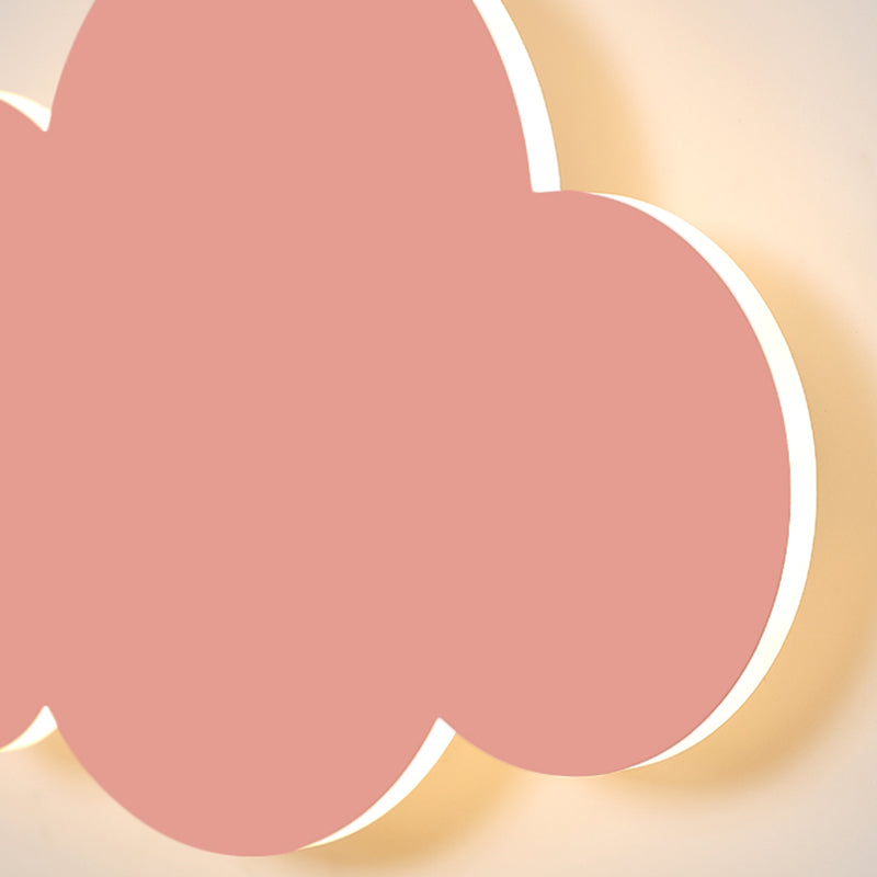 Moderne Stil Leuchte Wolkenform Metall 1-Licht-Wandhalterung Licht