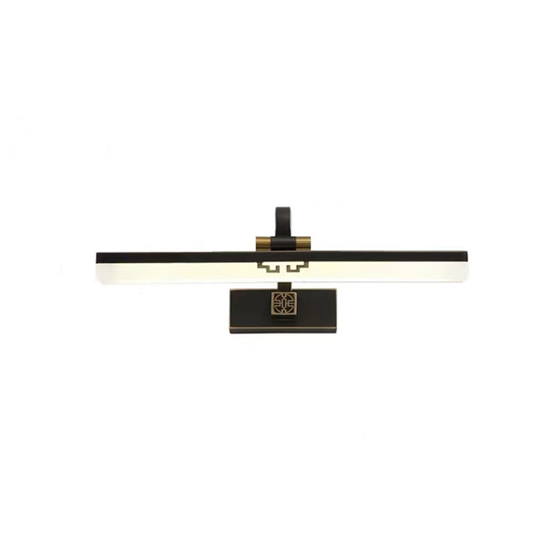 Linear Shape Wall Lighting in Modern Style Metal 1-Light Sconce Lamp for Bathroom