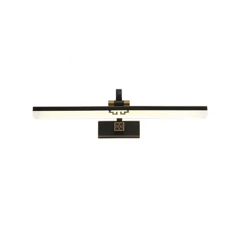 Linear Shape Wall Lighting in Modern Style Metal 1-Light Sconce Lamp for Bathroom