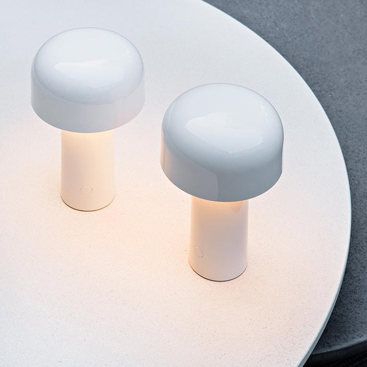 Metal Mushroom Table Light Minimalist Style LED Night Table Lamp