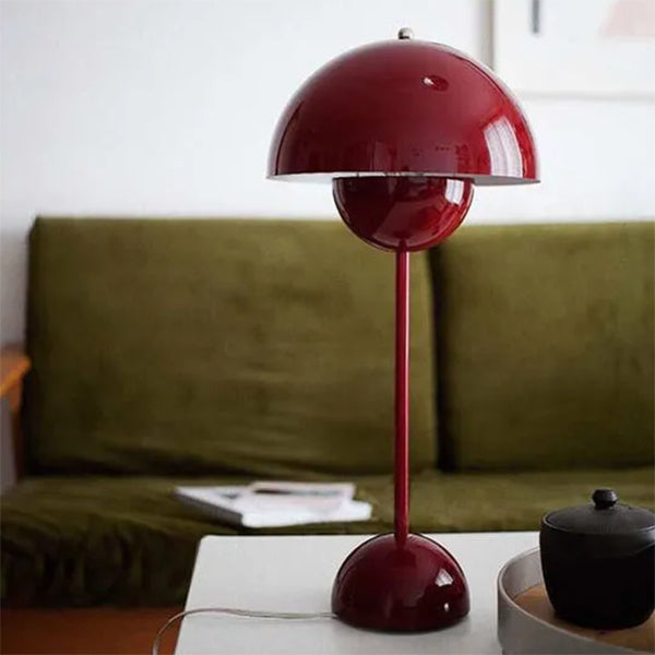 Dome Shape Table Lamp Modern Style Metal Single Light Table Light