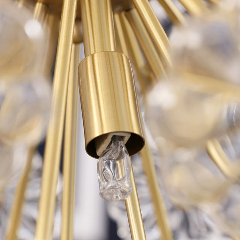 Modern Crystal Decorative Chandelier Flower Shape Light for Restaurant and Hotel