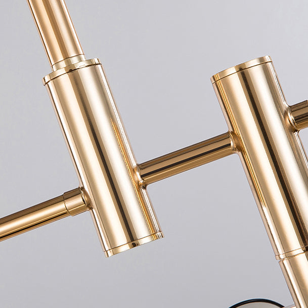 Modern Style Metal Chandelier Light Plane Shade Pendant Light for Living Room