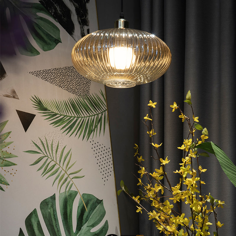 Glass de style moderne Hanging Light Momeding Simple Séménagement pour le salon pour le salon