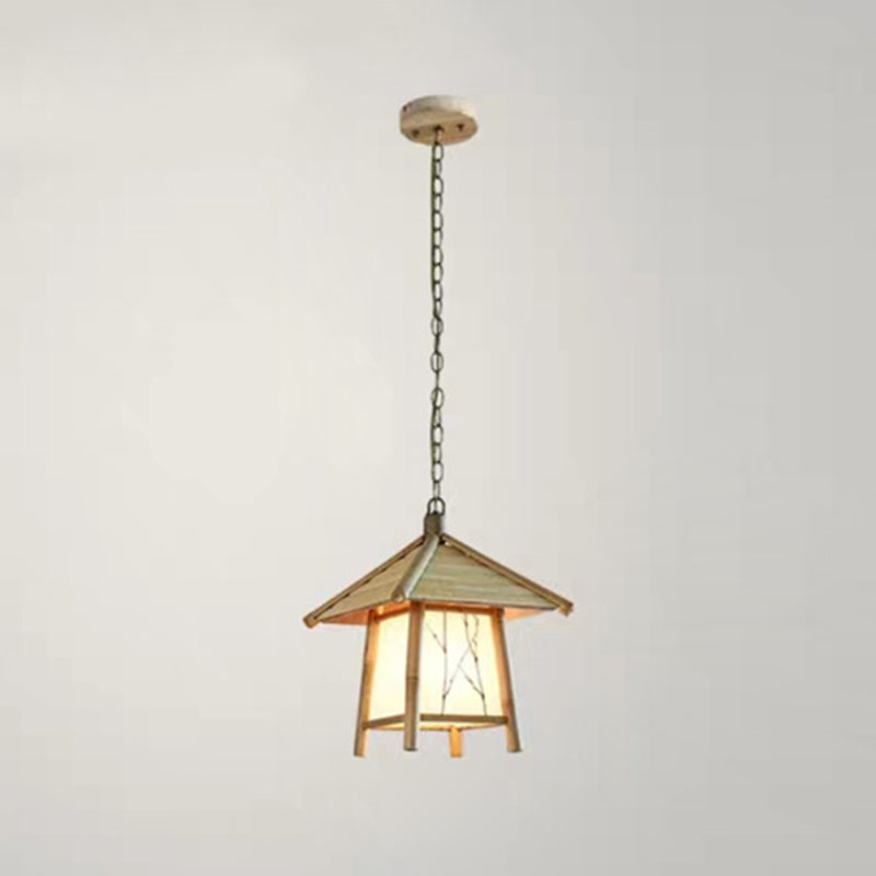 Wooden Hanging Light Contemporary Creative Pendent Lighting Fixture for Dining Room