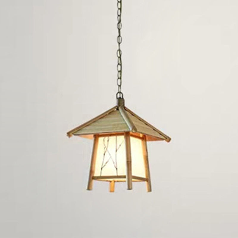 Wooden Hanging Light Contemporary Creative Pendent Lighting Fixture for Dining Room