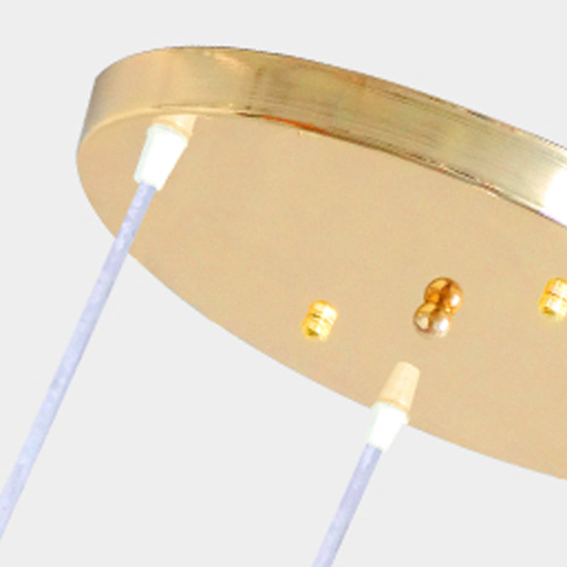 Modern Style Cylindrical Shape Hanging Light Crystal Multi Light Hanging Lamp for Bedroom