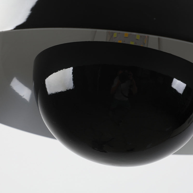 Domed Hanging Pendant Light Minimalist Metal Hanging Light Fixture