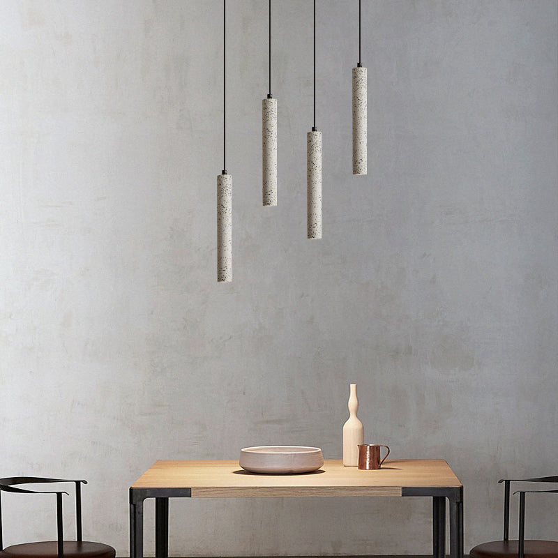 Moderner Stil hängend Licht Zement Anhänger Beleuchtungsstoffe für Wohnzimmer