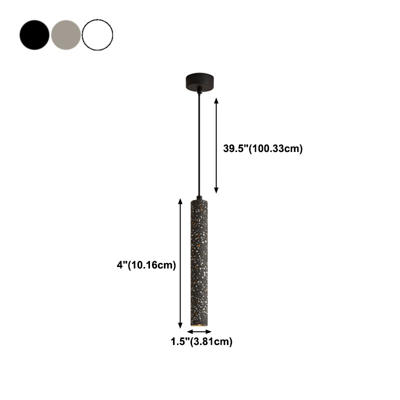 Moderner Stil hängend Licht Zement Anhänger Beleuchtungsstoffe für Wohnzimmer