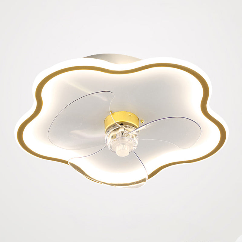 Metal Geometrische Deckenventilatoren moderne Style Multi Lights LED Flush Light für Schlafzimmer