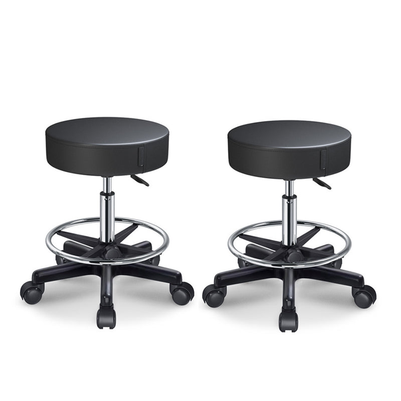 Modern Adjustable Rotatable Counter Stool Steel Kitchen Bar Stool with Cushion