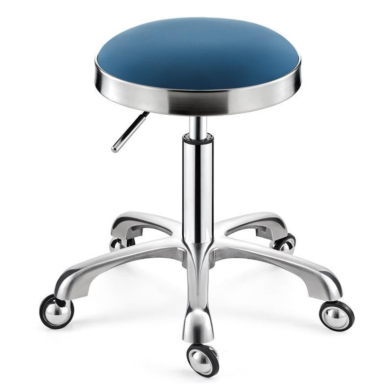 Modern Adjustable Rotatable Counter Stool Steel Kitchen Bar Stool with Cushion