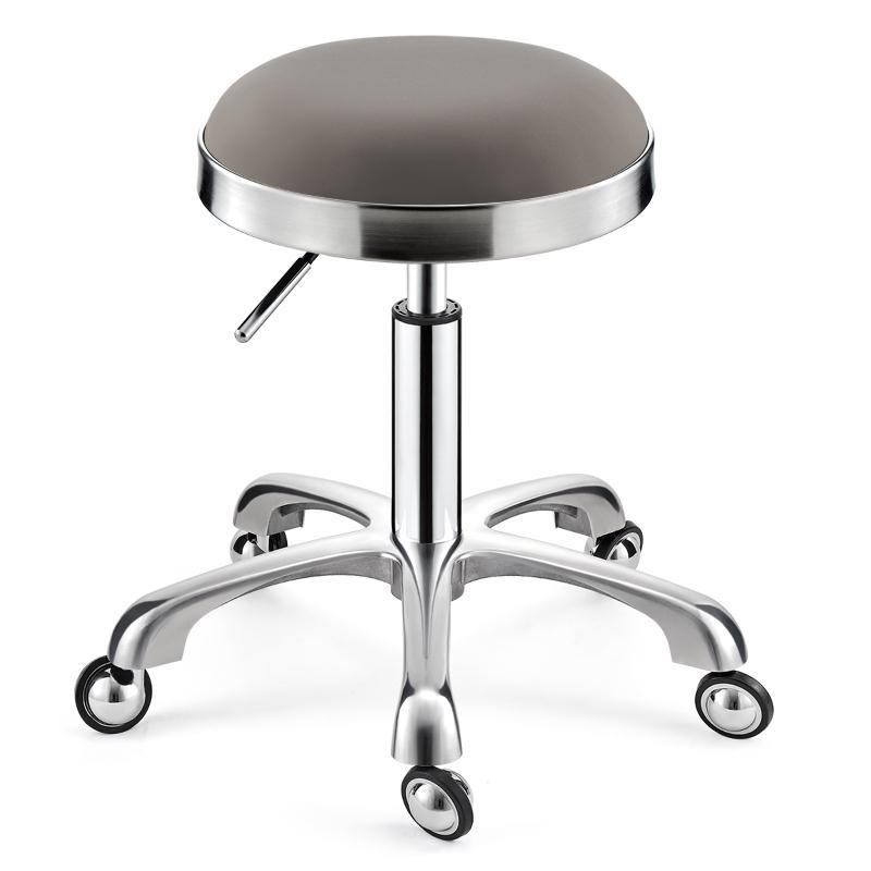 Modern Adjustable Rotatable Counter Stool Steel Kitchen Bar Stool with Cushion