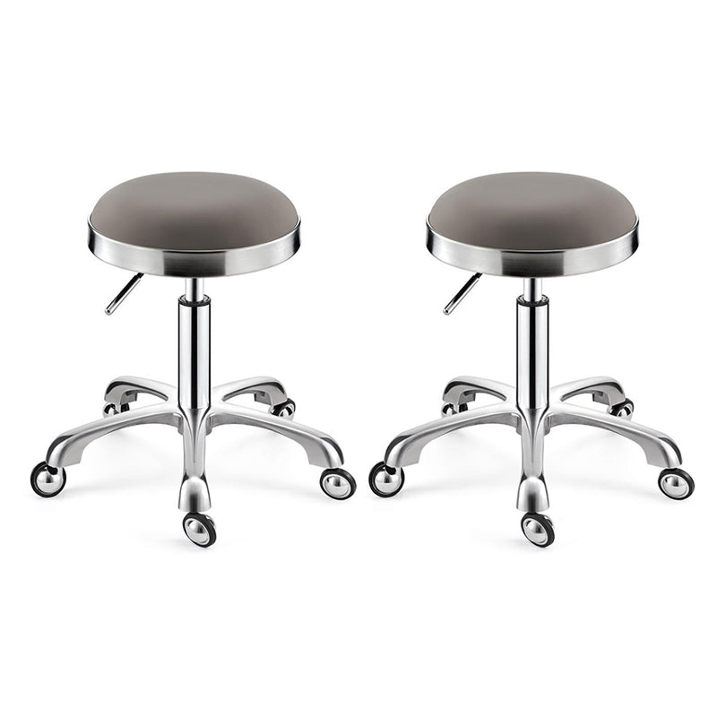 Modern Adjustable Rotatable Counter Stool Steel Kitchen Bar Stool with Cushion