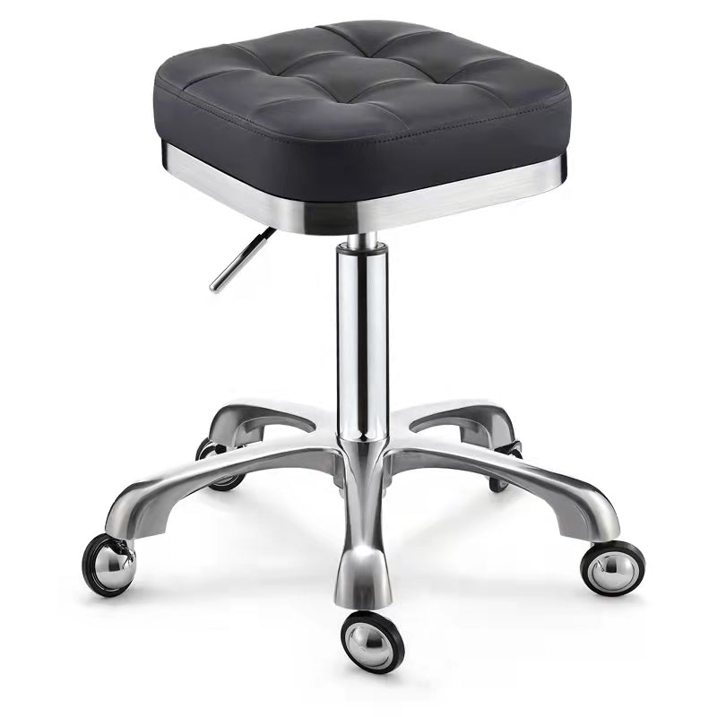 Modern Adjustable Rotatable Counter Stool Steel Kitchen Bar Stool with Cushion