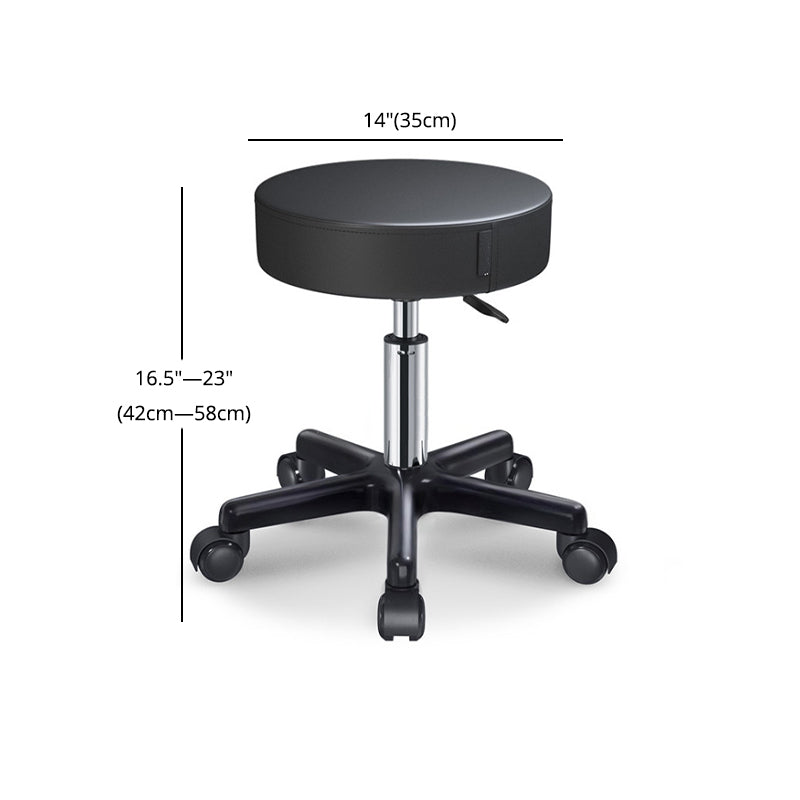 Modern Adjustable Rotatable Counter Stool Steel Kitchen Bar Stool with Cushion