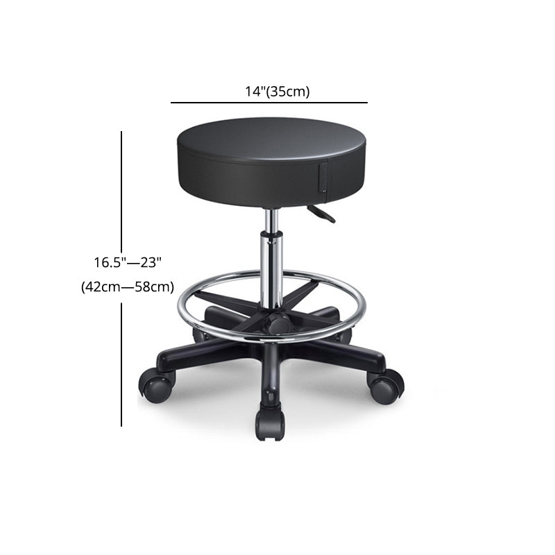Modern Adjustable Rotatable Counter Stool Steel Kitchen Bar Stool with Cushion