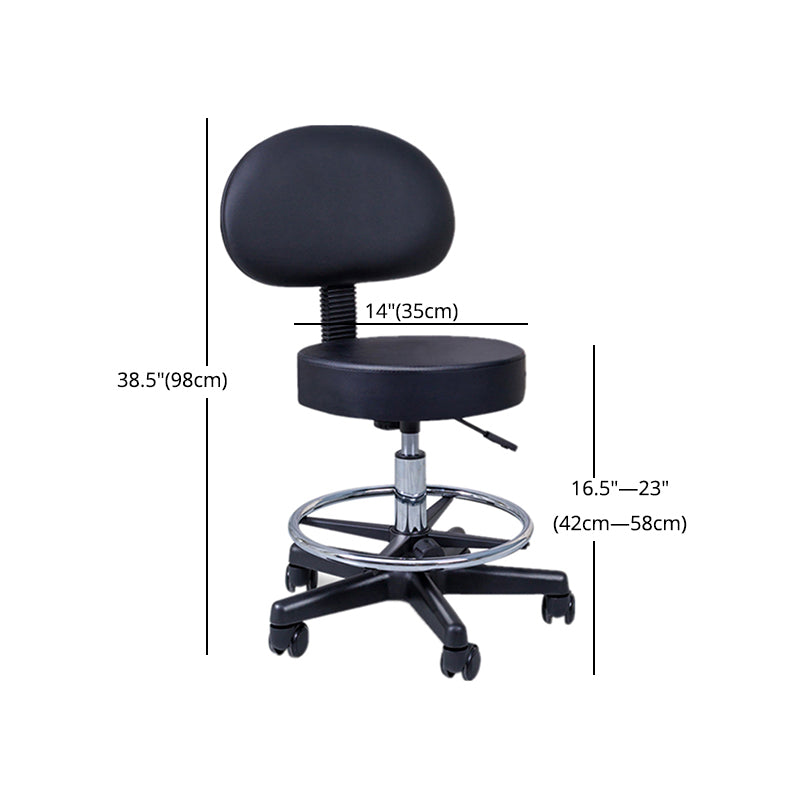 Modern Adjustable Rotatable Counter Stool Steel Kitchen Bar Stool with Cushion