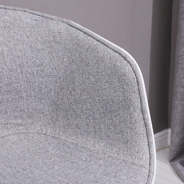 Final mate plástico del sillón trasero sólido del eslabón giratorio moderno que cena la silla