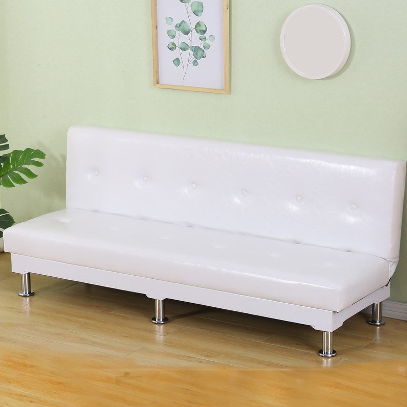 Modern Fabric/Faux Leather Sofa Armless Convertible Sofa for Living Room