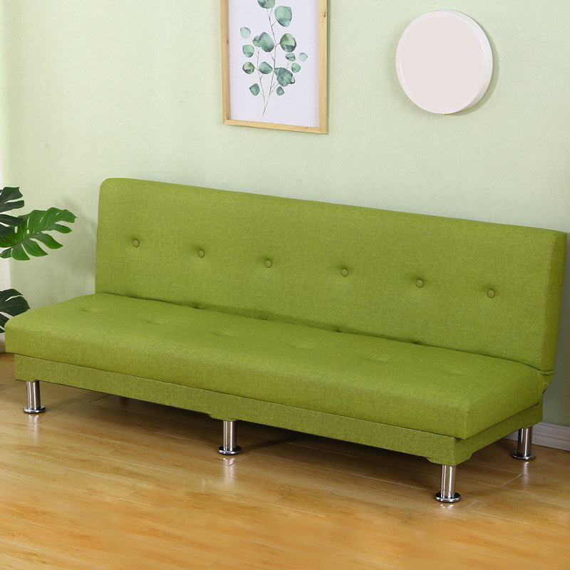 Modern Fabric/Faux Leather Sofa Armless Convertible Sofa for Living Room
