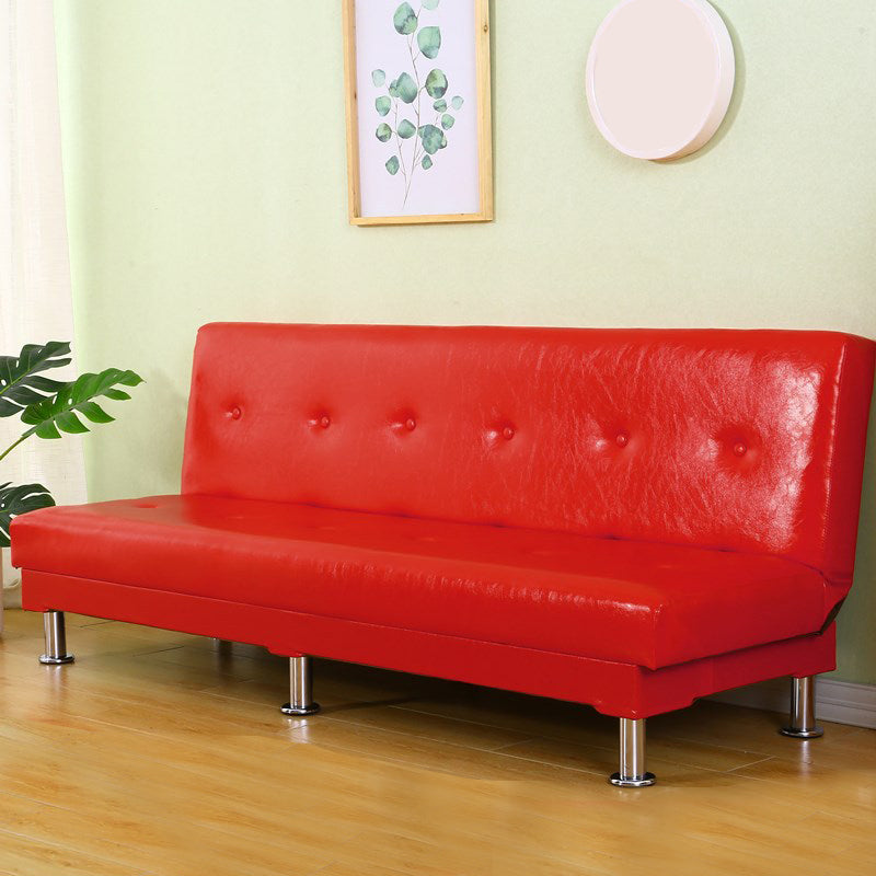 Modern Fabric/Faux Leather Sofa Armless Convertible Sofa for Living Room