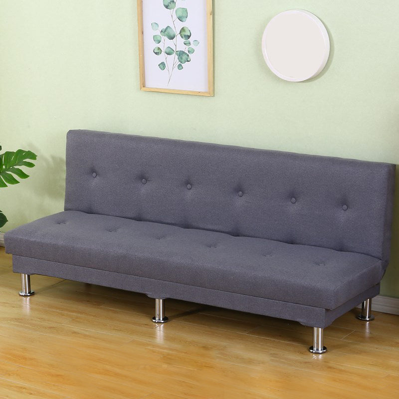 Modern Fabric/Faux Leather Sofa Armless Convertible Sofa for Living Room