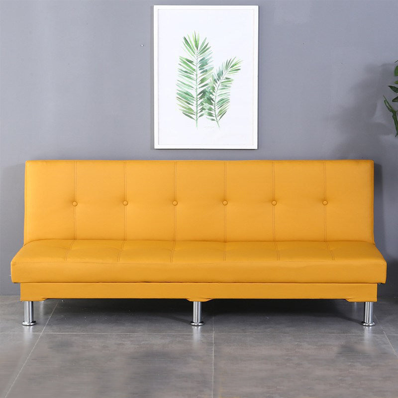 Modern Fabric/Faux Leather Sofa Armless Convertible Sofa for Living Room