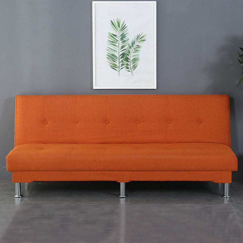 Modern Fabric/Faux Leather Sofa Armless Convertible Sofa for Living Room