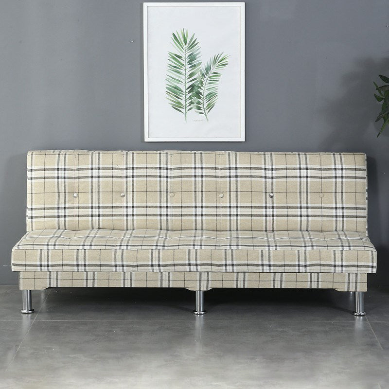 Modern Fabric/Faux Leather Sofa Armless Convertible Sofa for Living Room