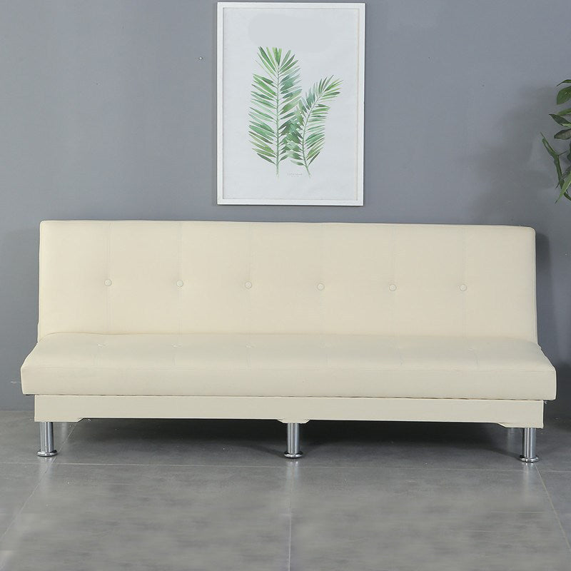 Modern Fabric/Faux Leather Sofa Armless Convertible Sofa for Living Room
