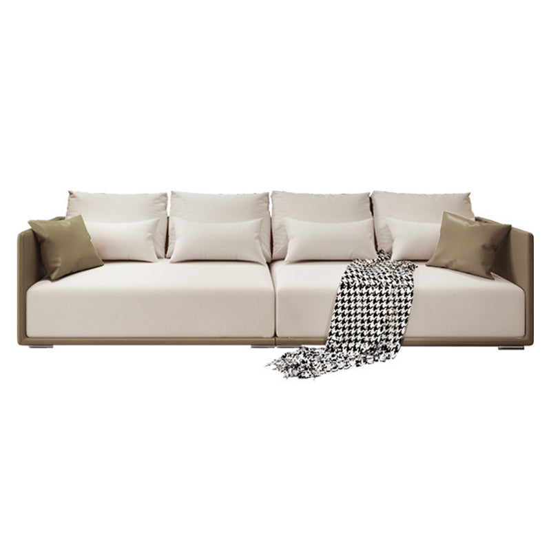 Modern Style with Pillow Back Latex/sponge Seat Filled Dark Blue/orange/army Green Sofa