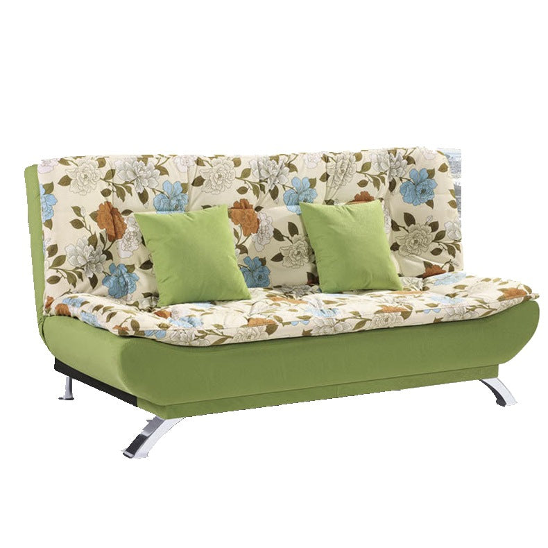 Polish Finish Armless Sofa Square Seating for Living Room and Bonus Room