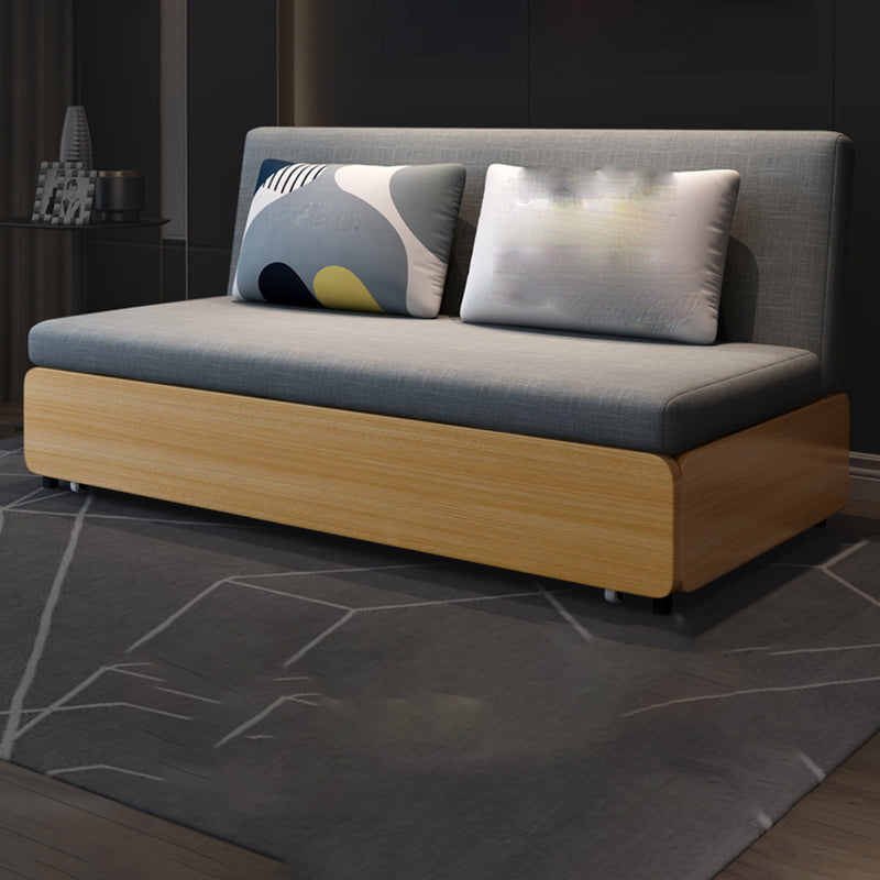 Hoge slijtvastheid Armloze slaapbank 32,68 "H Fabric Tight Achterbank Bed