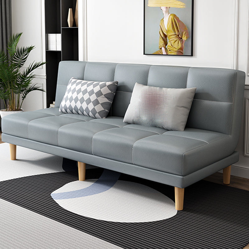 Contemporary Armless Standard Sofa Bed Dual Purpose Sofa for Living Room