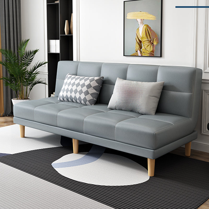 Contemporary Armless Standard Sofa Bed Dual Purpose Sofa for Living Room
