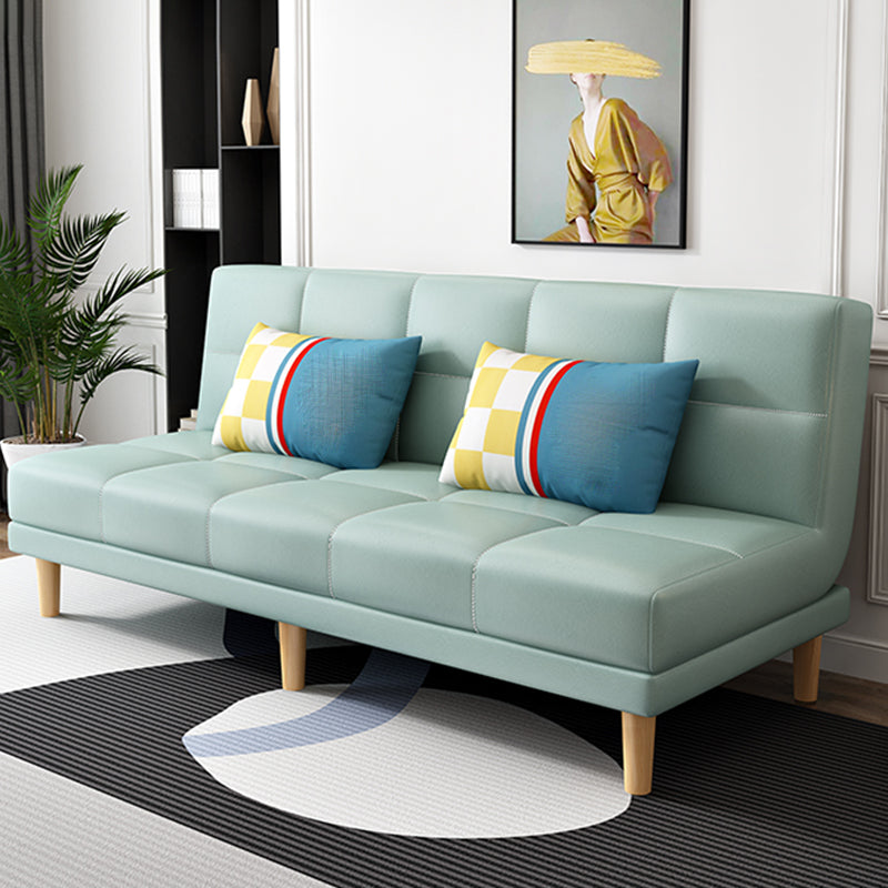 Contemporary Armless Standard Sofa Bed Dual Purpose Sofa for Living Room