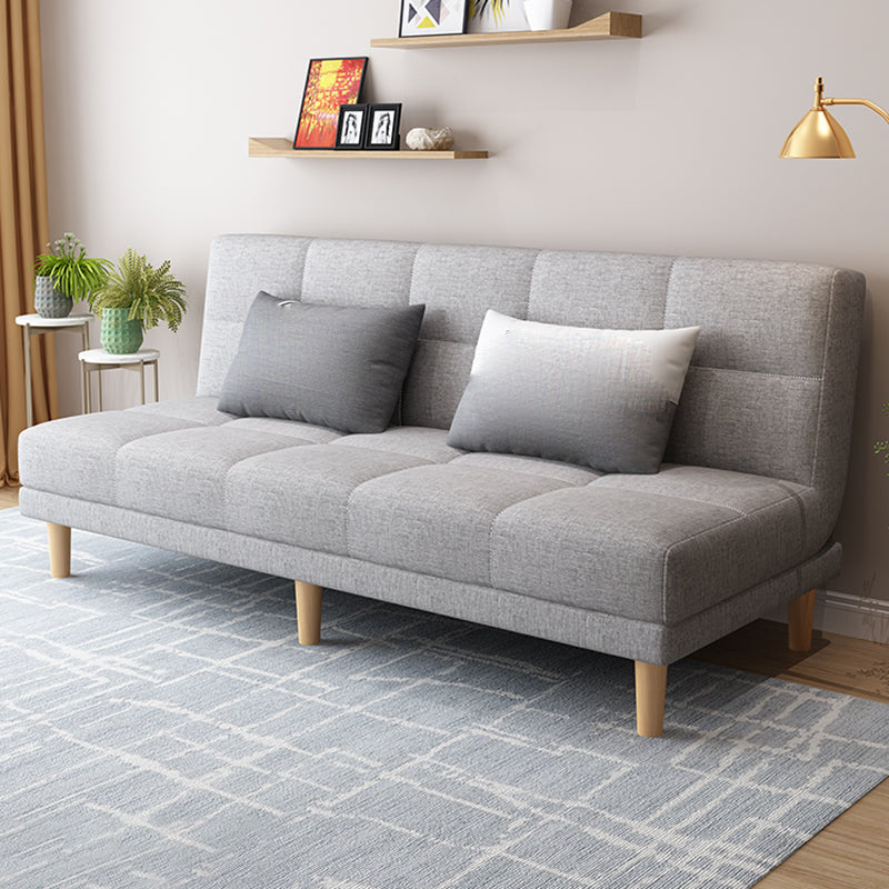 Contemporary Armless Standard Sofa Bed Dual Purpose Sofa for Living Room