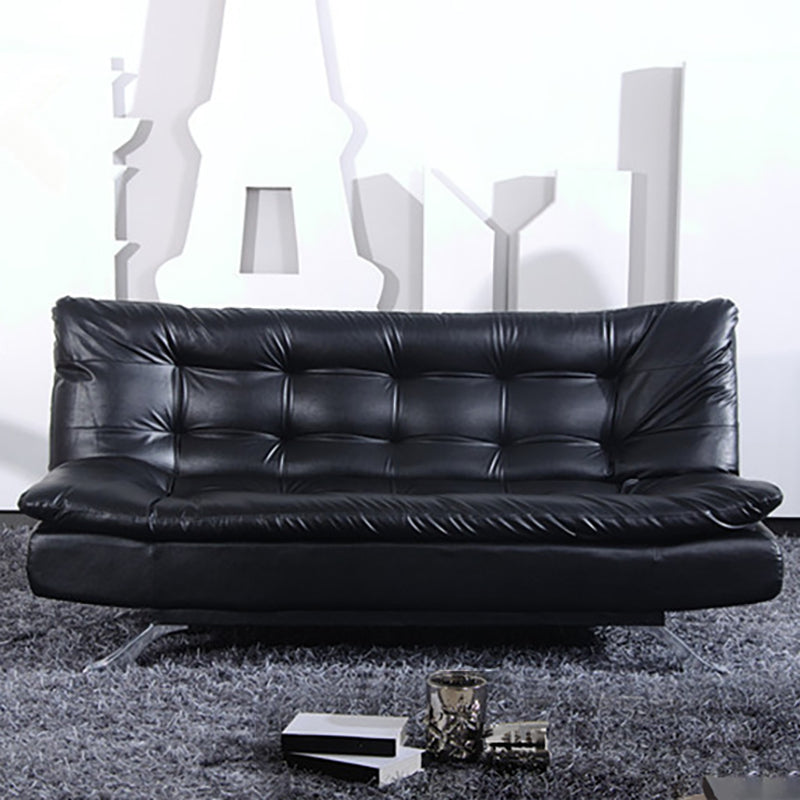Armless Sofa Chaise Square Seating Settee for Living Room Bonus Room