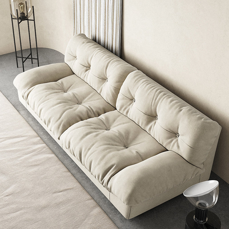 Clump Back Latex/Down Dhinholstery Pieched Tech Matte Tech Implessato divano bianco sporco