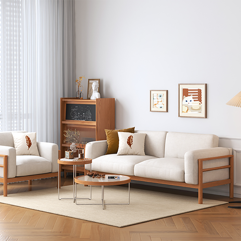 Divano posteriore sciolto in tessuto 32,68 "D x 59/66.93/78.74" W x 32.26 "divano a braccio quadrato H