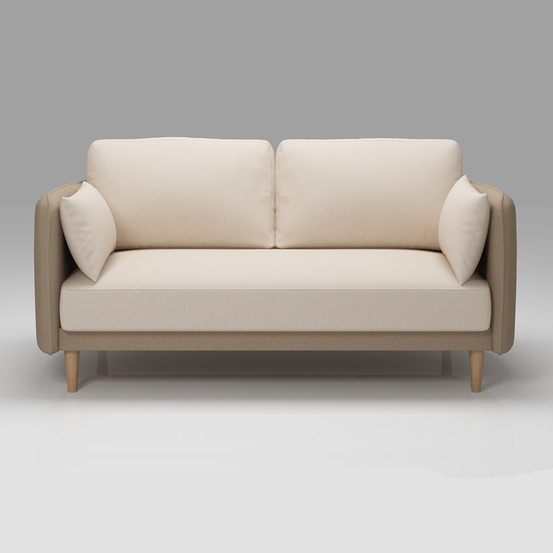 Tuxedo Arm Sofa Scandinavian Fabric Sofa 29.13" D x 31.89" H
