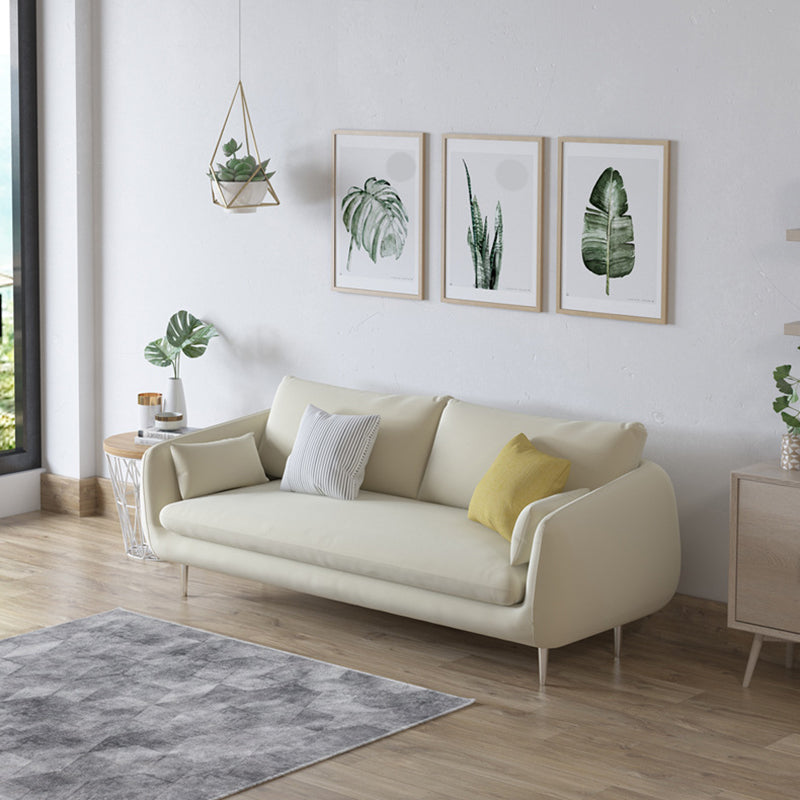 Modernism Standard 4 Legs Sofa Square Arm Sofa for Living Room