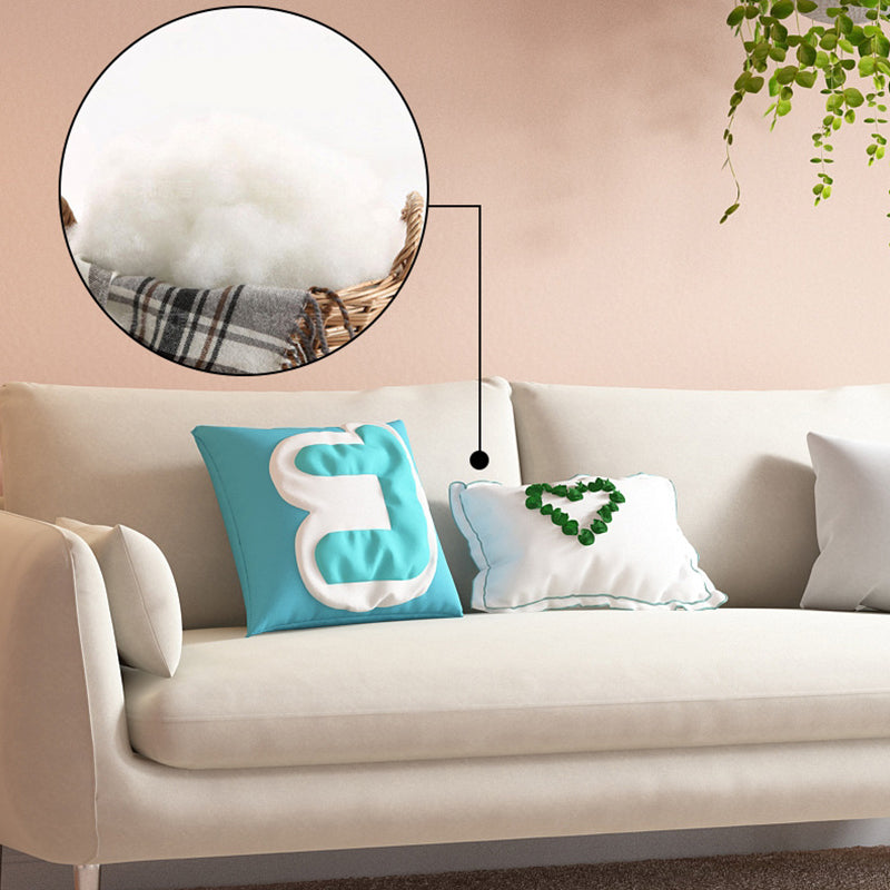 Modernism Standard 4 Legs Sofa Square Arm Sofa for Living Room