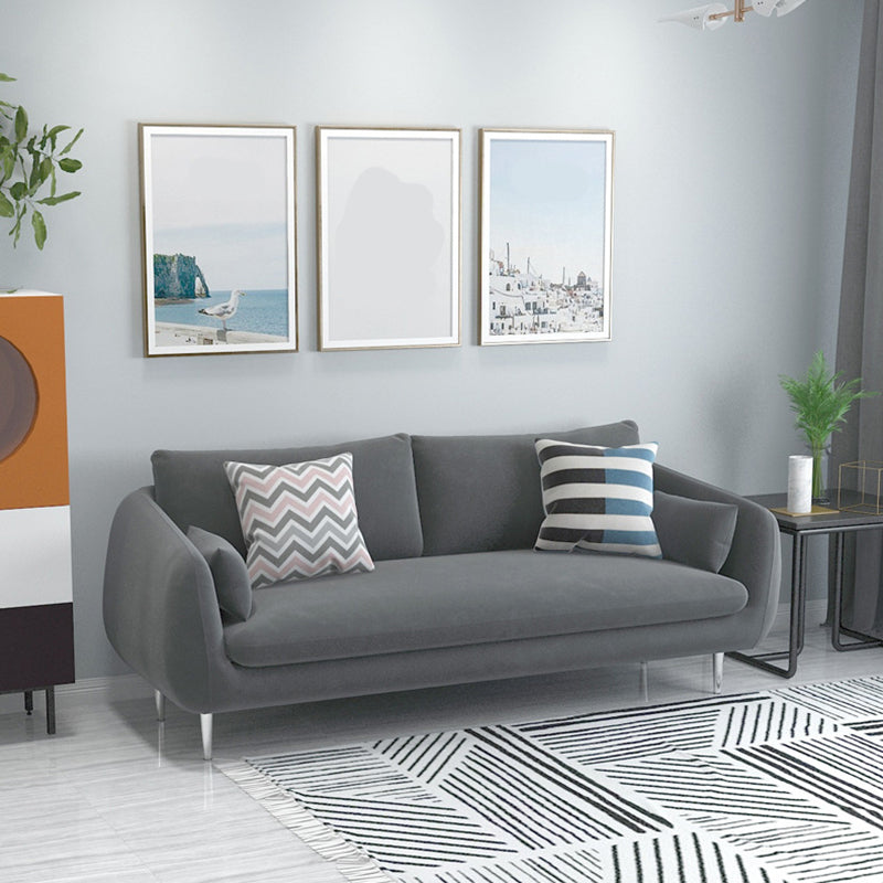 Modernism Standard 4 Legs Sofa Square Arm Sofa for Living Room