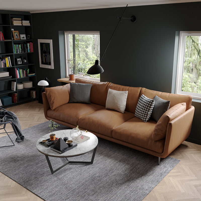Sofá de brazo de esmoquio de 3/4 de asiento de modernismo para sala de estar para sala de estar